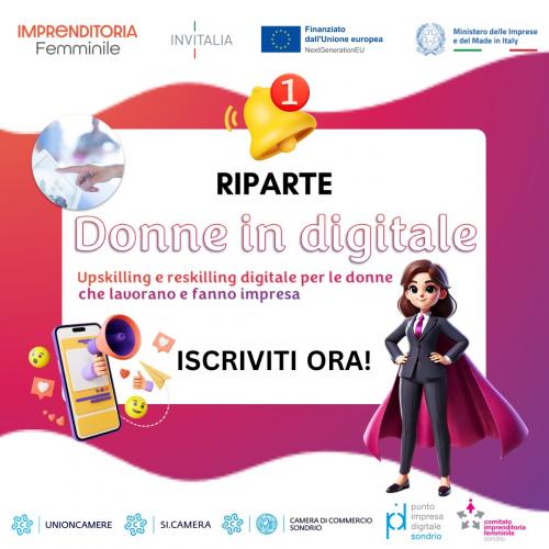 Donne in Digitale 2025 Banner Donne in Digitale 2025