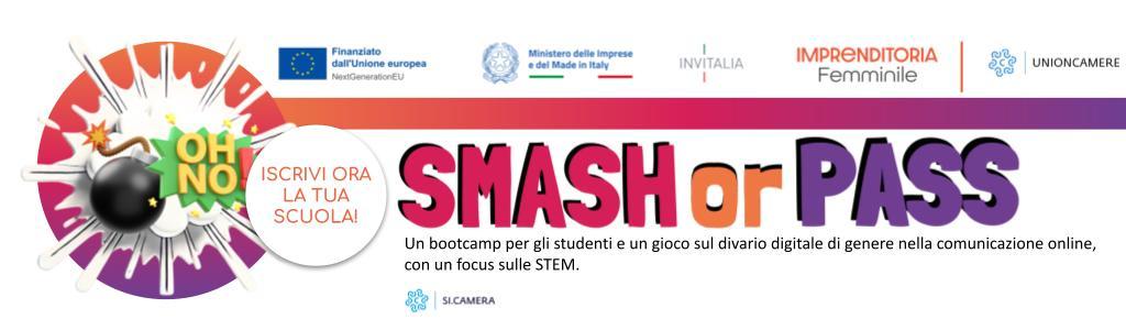Piano Nazionale Imprenditoria Femminile - Smash or Pass Piano Nazionale Imprenditoria Femminile - Smash or Pass