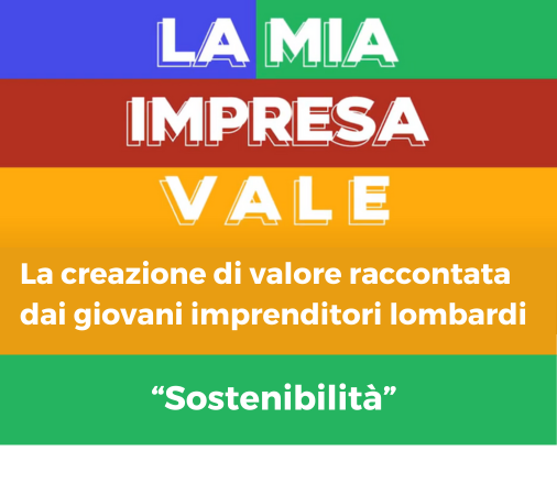 Banner "la mia impresa vale" - sostenibilità