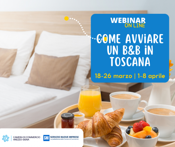Corso di formazione: Come avviare un Bed and Breakfast in Toscana