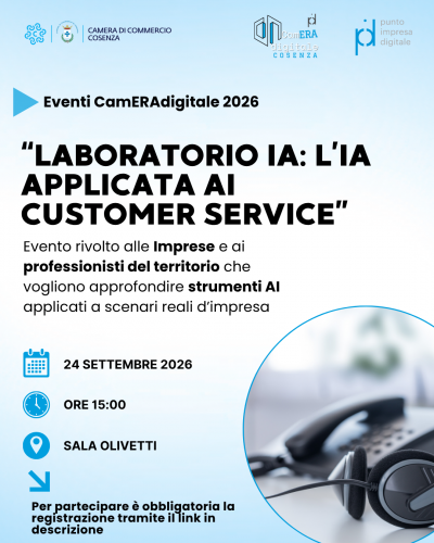Laboratorio IA: L’IA applicata ai Customer service