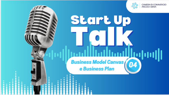 Quarto episodio del podcast "Start Up talk”: "Il business model canvas e il business plan"