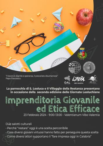 Imprenditoria giovanile ed etica efficace 