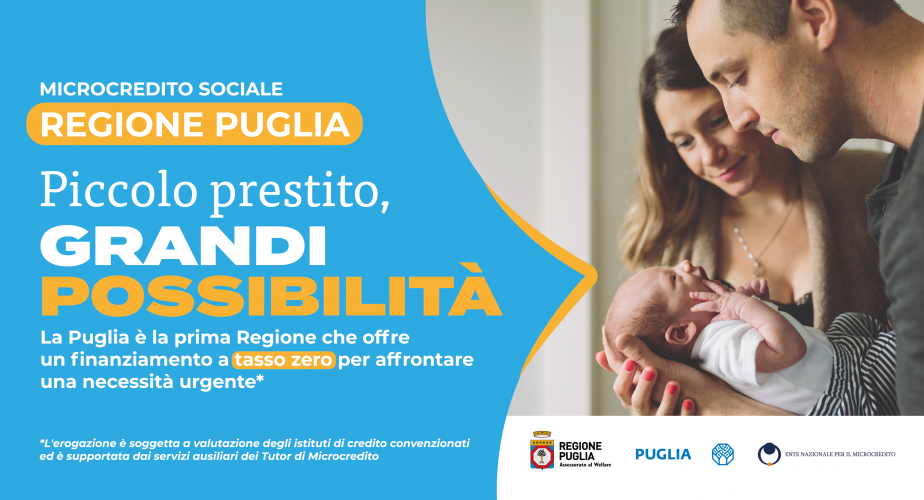 Avviso Micro-credito sociale: domande dal 21 aprile, ore 12.00