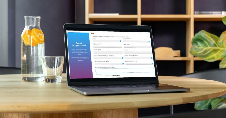 Attivo il portale agevolazioni pc con schermata portale agevolazioni