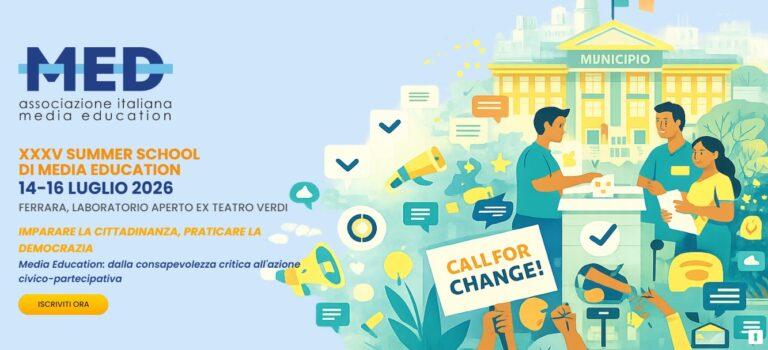 Locandina Summer School di Media Education