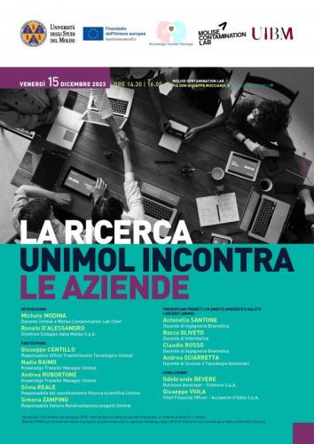 La ricerca Unimol incontra le aziende