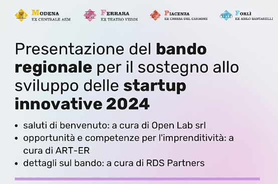 Opportunità per le Start Up Innovative: Presentazione del Bando Regionale 2024