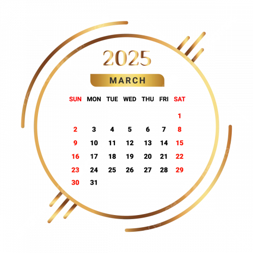 calendario mese marzo