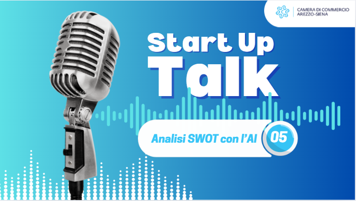 Quinto episodio del podcast "Start Up talk”: "L'Analisi SWOT con l'AI"