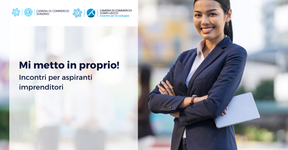 Mi metto in proprio! Banner webinar Mi metto in proprio!