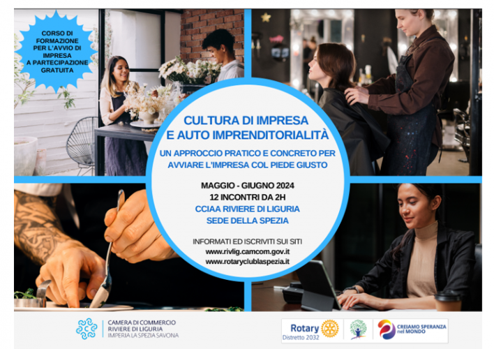 Mettersi in proprio, corso di formazione per aspiranti imprenditori organizzato da Camera di Commercio e Rotary