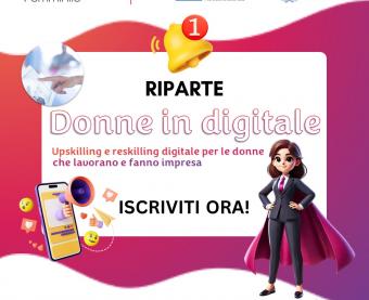 Banner Donne in Digitale 2025
