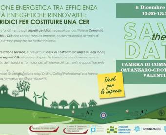 Webinar “la transizione energetica tra efficienza e comunità energetiche rinnovabili: i passi giuridici per costituire una CER”