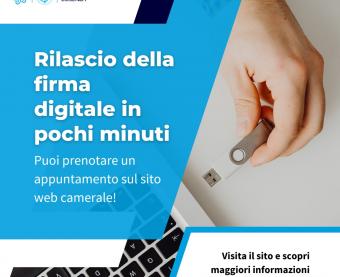 Camera di Commercio Cosenza: Nuovo Rilascio e Rinnovo Firma Digitale