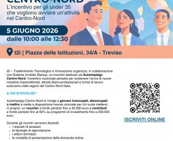 Autoimpiego Centro-Nord 5 giugno: Incontro con Sistema Invitalia Startup per chi vuole mettersi in proprio