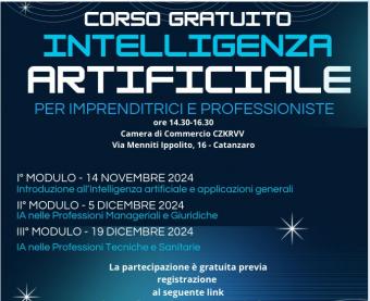 Locandina corso intelligenza artificiale