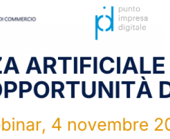 webinar 4 di novembre alle ore 10.00 "“Intelligenza Artificiale in azienda: regole e opportunità dell'AI Act”